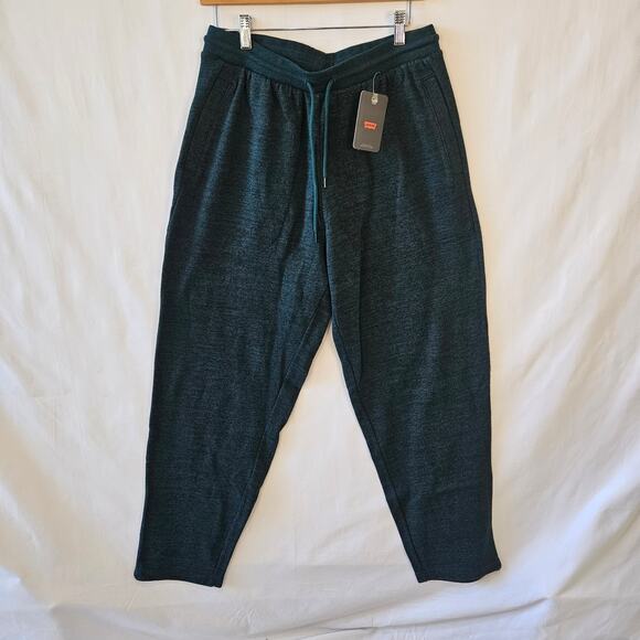 Levi's Pacific Jogger Sweatpants Drawstring Green Medium - Picture 1 of 10